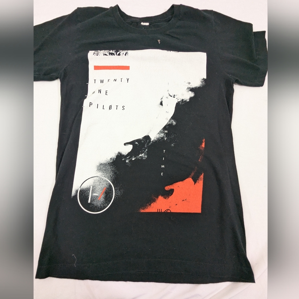 Twenty One Pilots Taking My Time Band Merch Black Tshirt Size Small